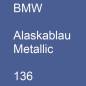 Preview: BMW, Alaskablau Metallic, 136.